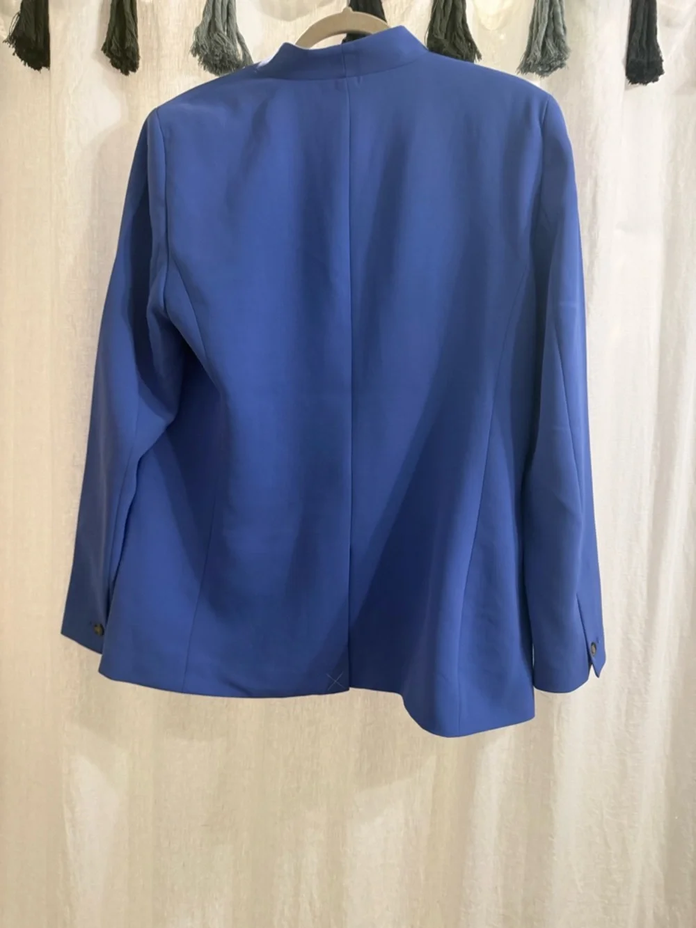 Ann Taylor Longline Collarless Blazer in Periwinkle - NEVER WORN